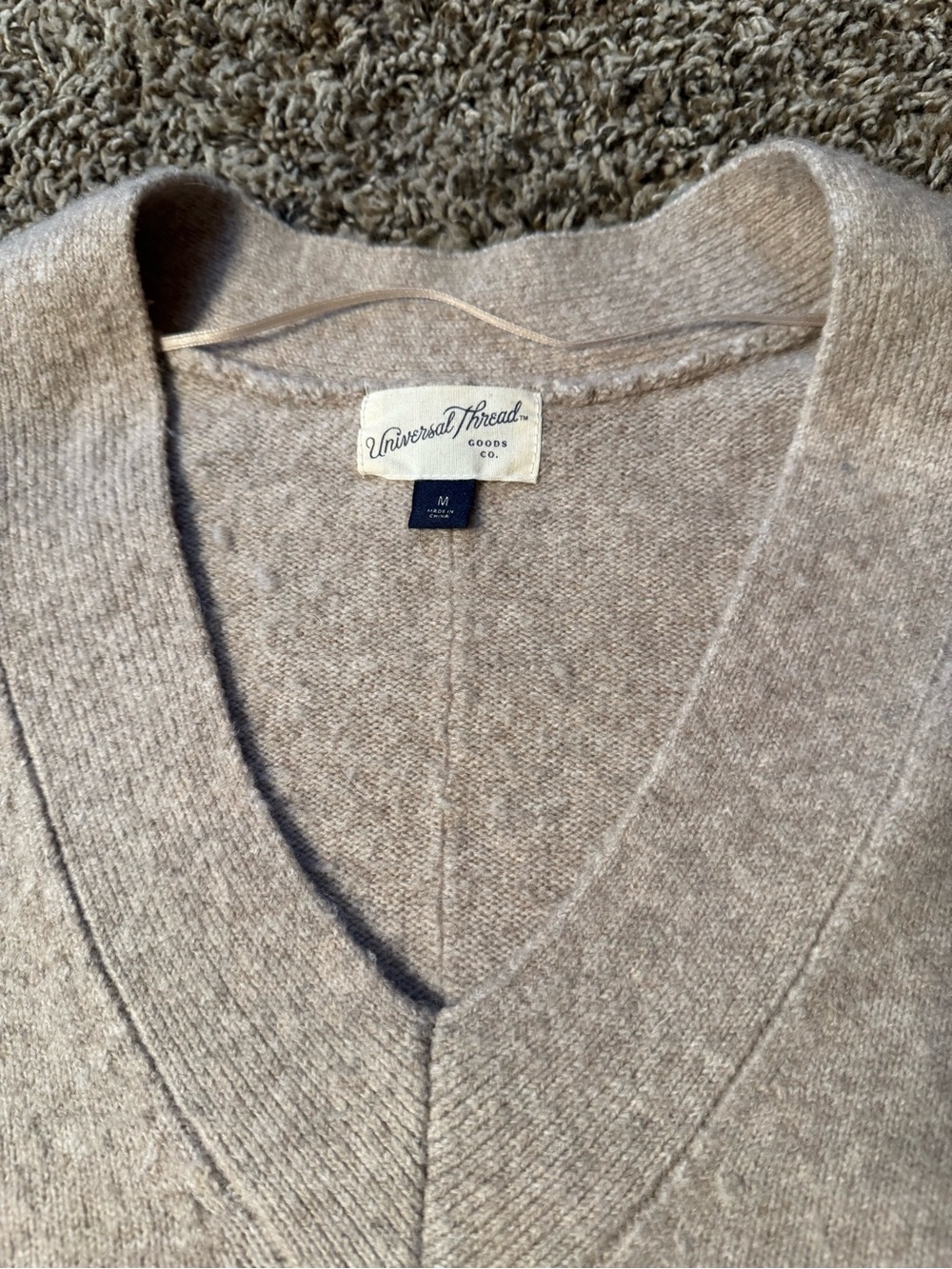 Universal Thread Women's Midi Sweater Dress in Light Taupe - Picture 2 of 2